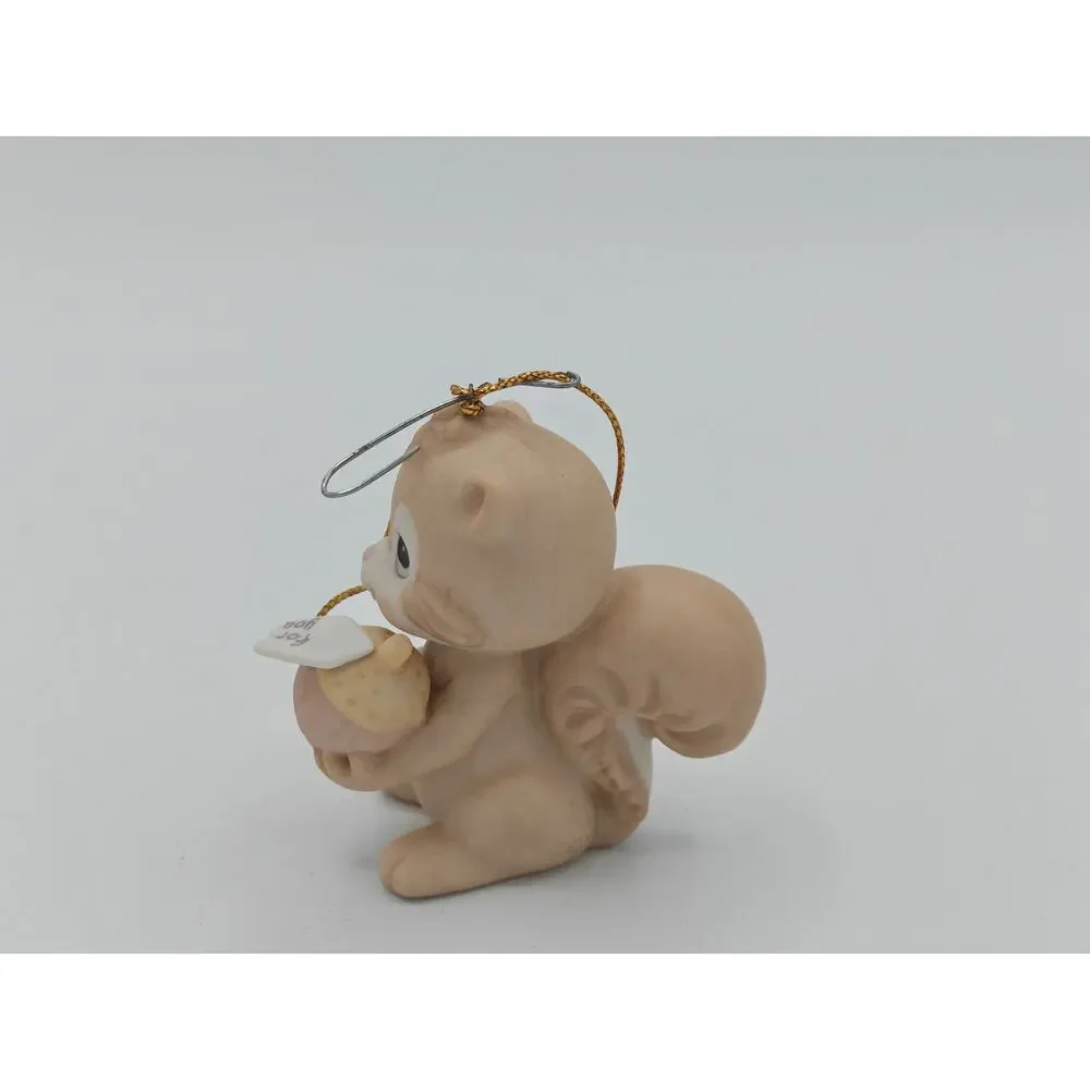 Precious Moments 455776 I'm Just Nutty About The Holidays Enesco Figurine 1998